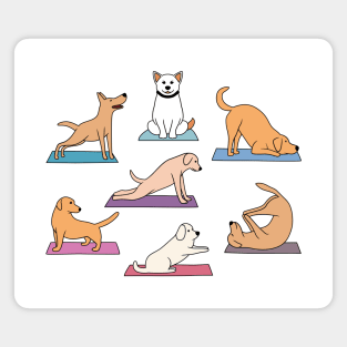 Yoga Dogs Magnet